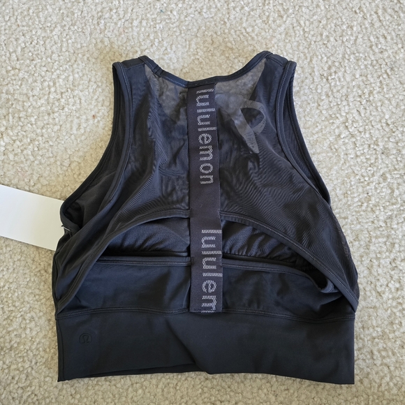 NWT Lululemon Mesh back training cropped training tank size 8 - Picture 5 of 7